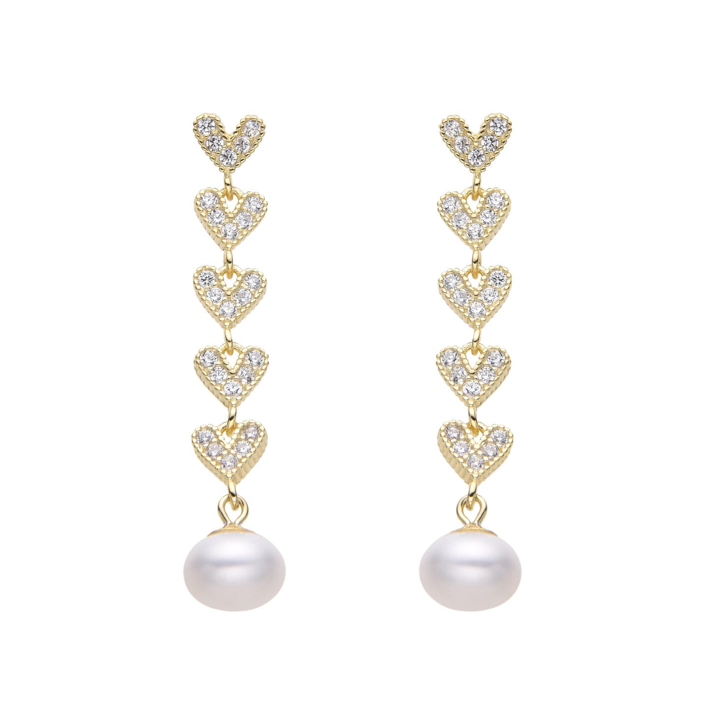 Aretes Love Pearl