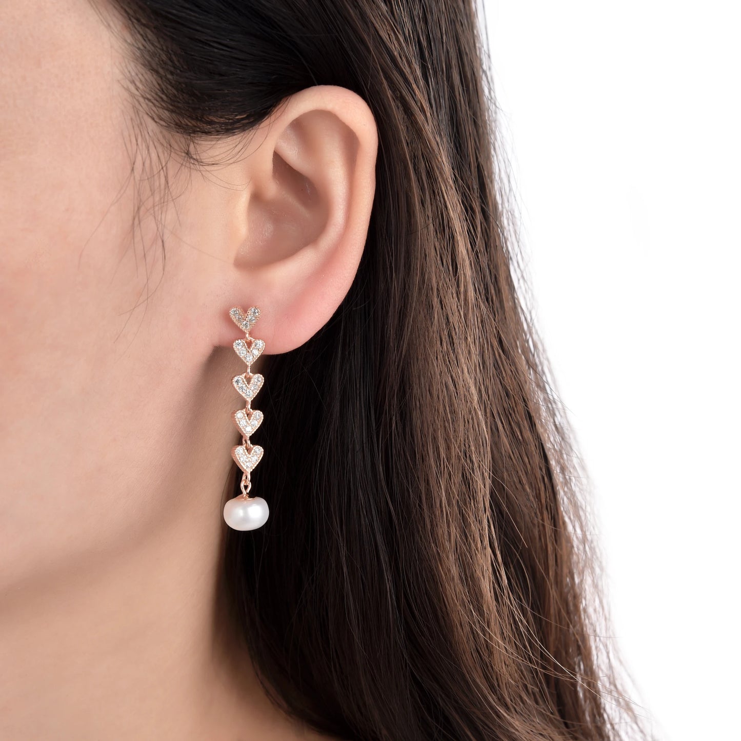 Aretes Love Pearl